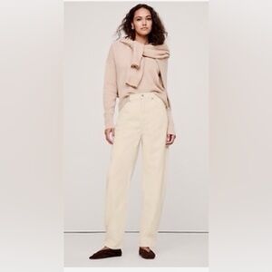 Banana Republic Cream Corduroy Pants